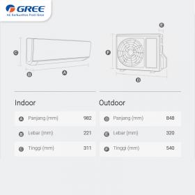 Gree GWC 18MOO5A 2 PK Standard