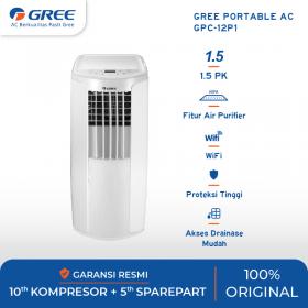 AC PORTABLE GREE 1,5 PK TYPE GPC12P1 FITUR WIFI AIR PURIFIER NEW