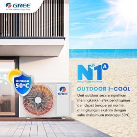 GREE AC DELUXE STANDARD N1A Series - 1PK - GWC-09N1/A - KOMPRESS
