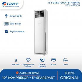 Gree AC Deluxe Floor Standing GVC-48TS(S) TS Series 5PK 3Phase